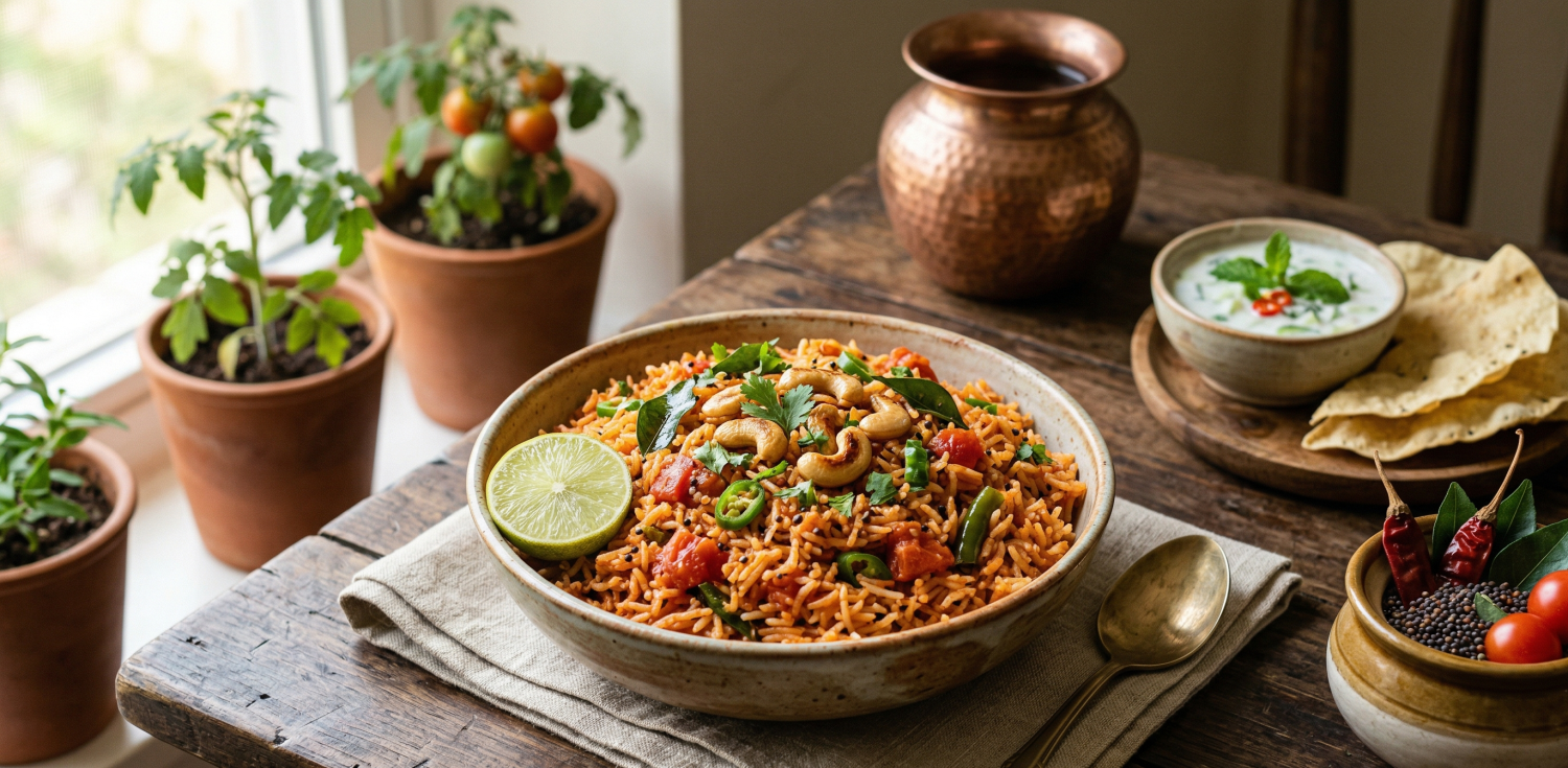 Tomato Rice Recipe – Healthy Little Millet Tomato Rice