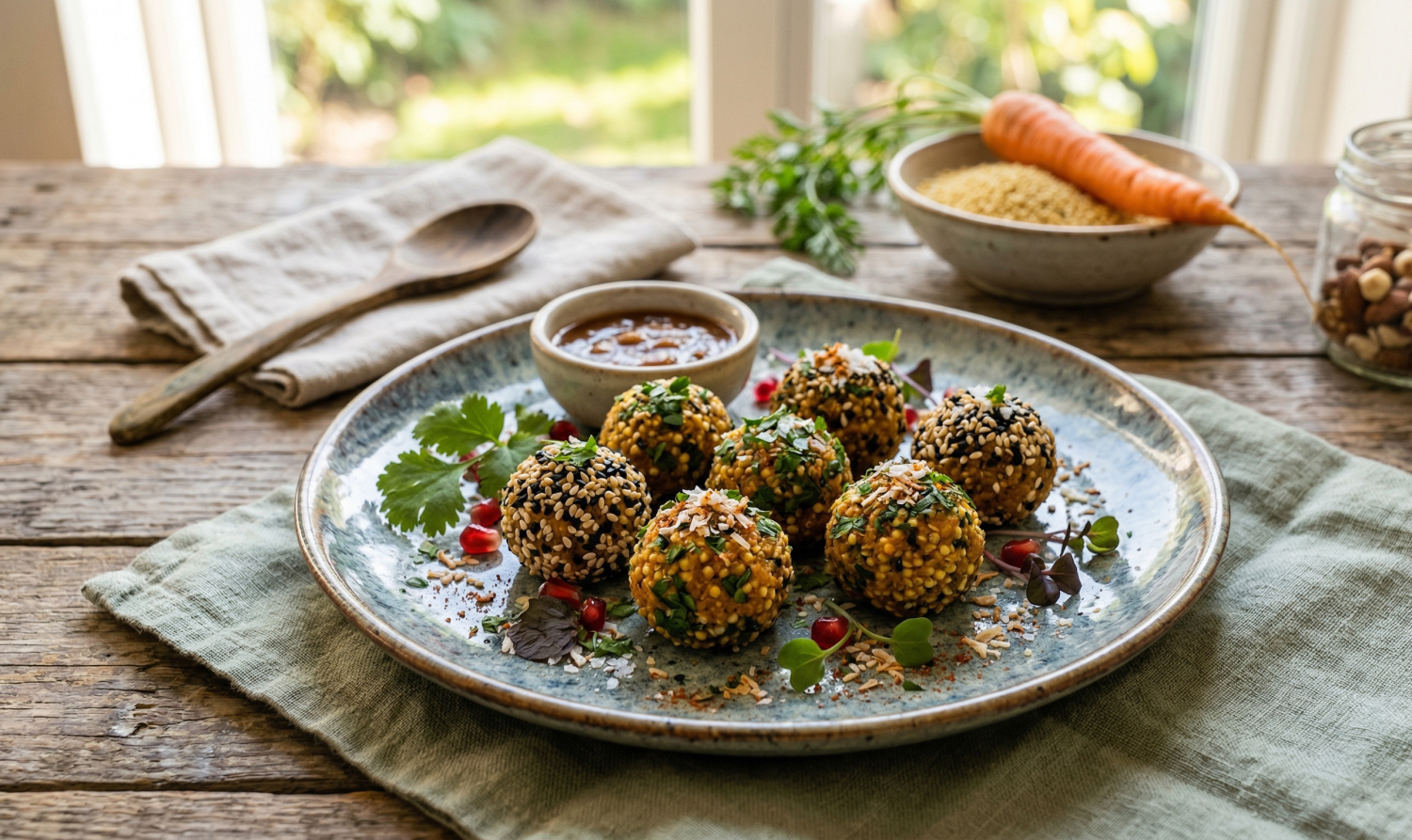 Barnyard Millet Carrot Truffles Recipe – Healthy Millet Sweet Snack