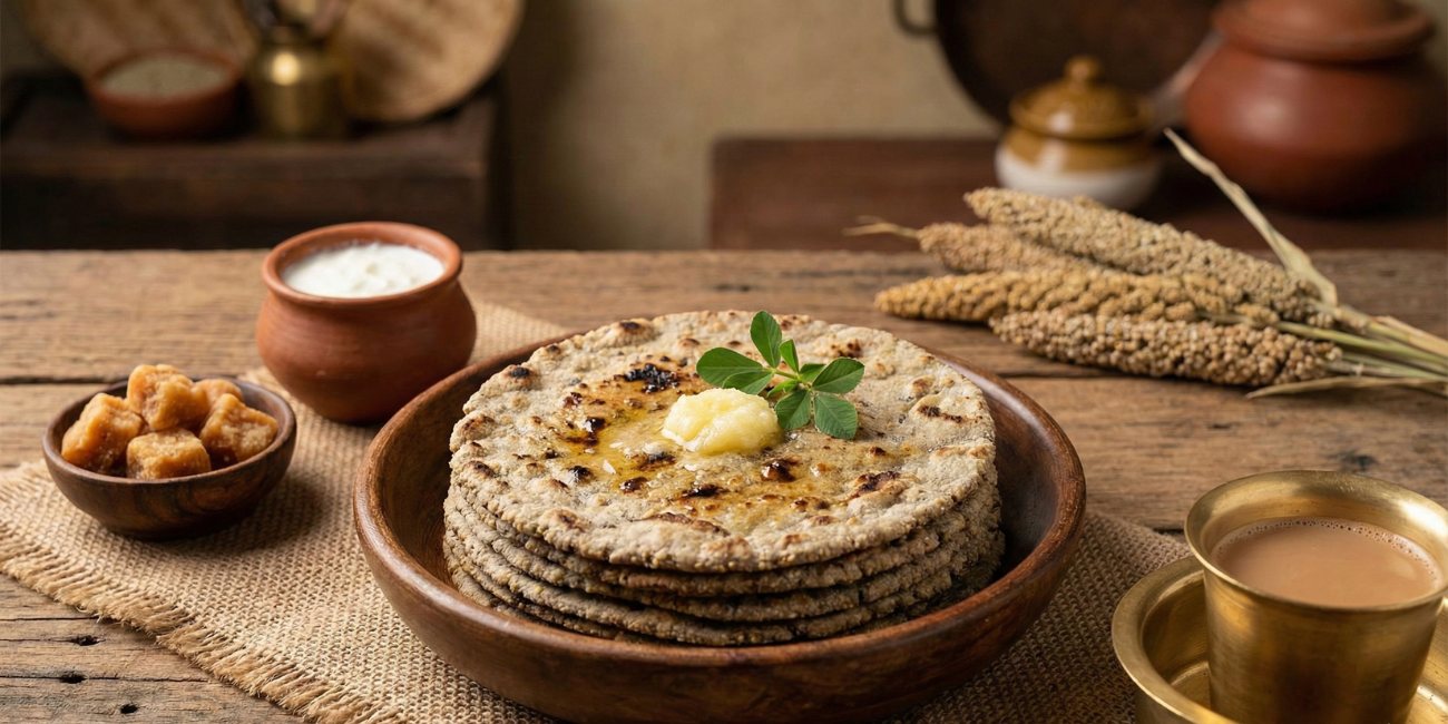 Millot Roti Pearl Millet Roti Recipe | Traditional Bajra Roti