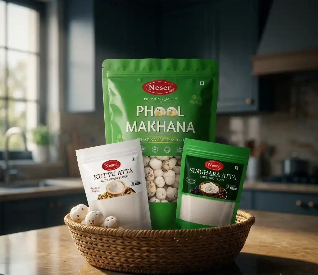 Neser Makhana, Singhara Atta & Kuttu Atta Combo